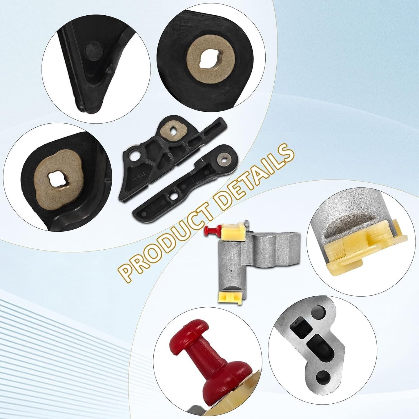 Timed chain kit GMB water pump for 2013-2019 for ford Explorer Flex for Lincoln Taurus 3.5 Q