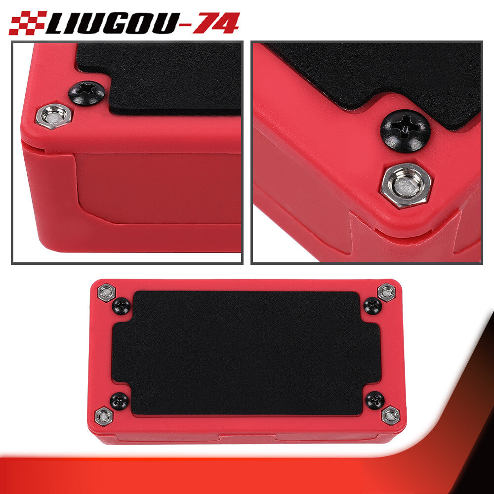 12 Volt Red Terminal Ground Distribution Junction Block Heavy Duty Bus Pole - v