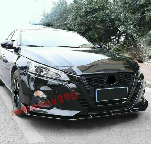 for Nissan Altima 2019-2022 Glossy Black Car Front Grille Mesh Frame Cover Trim