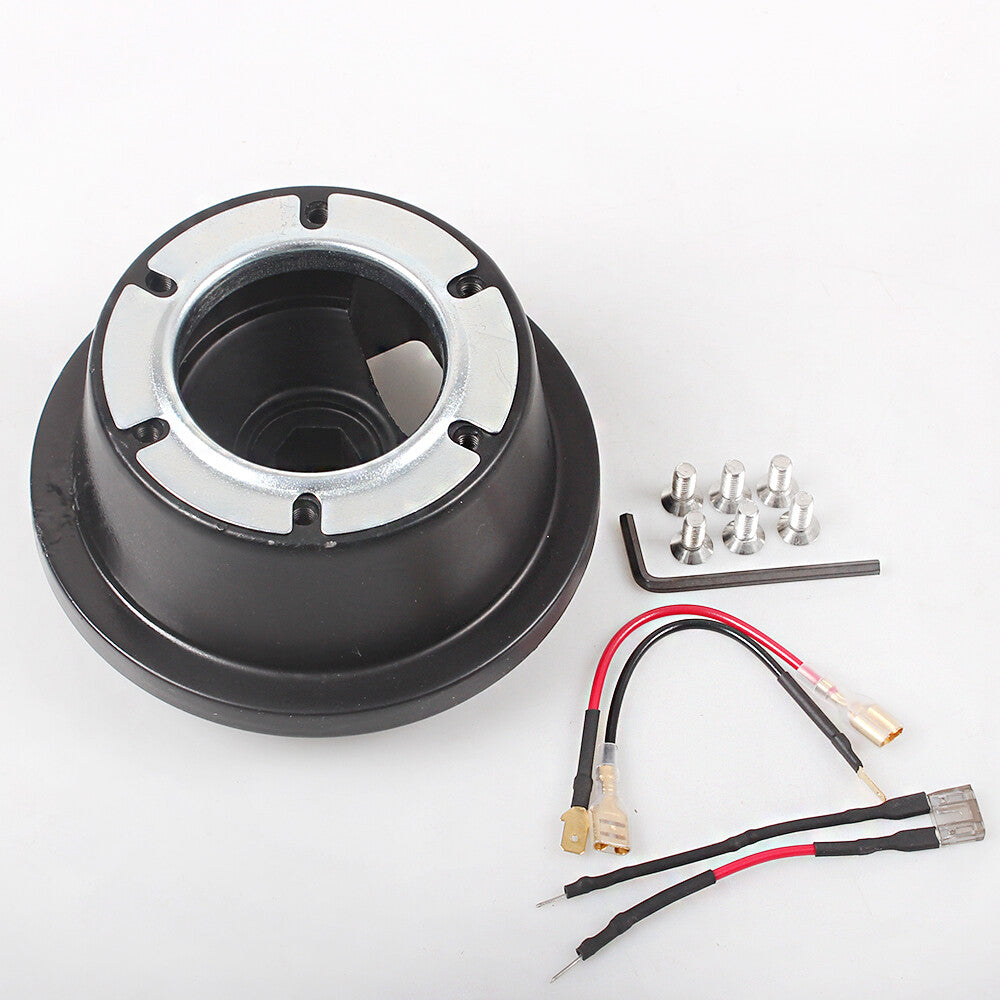 for Ford for Mustang 6 Bolt Steering Wheel Hub Quick Release Adapter Boss Kit Q