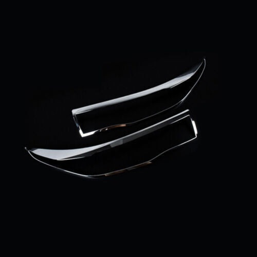 Cover Trim for Toyota Highlander 2014-2019 Front Headlight Lamp Chrome 2pcs
