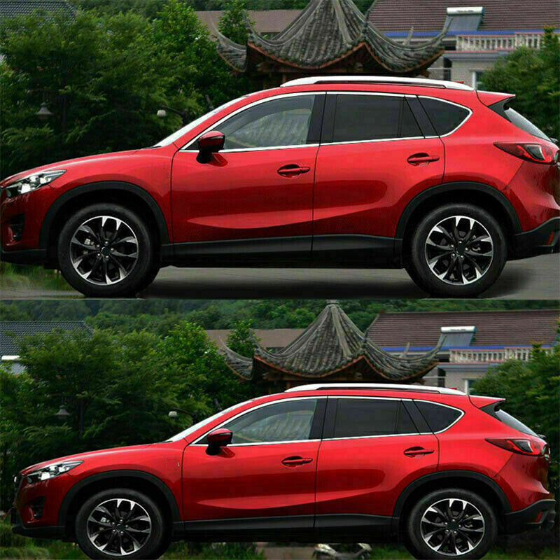 14x for Mazda CX-5 CX5 2012-16 Chrome Steel Window Full Sill Molding Strip Trim