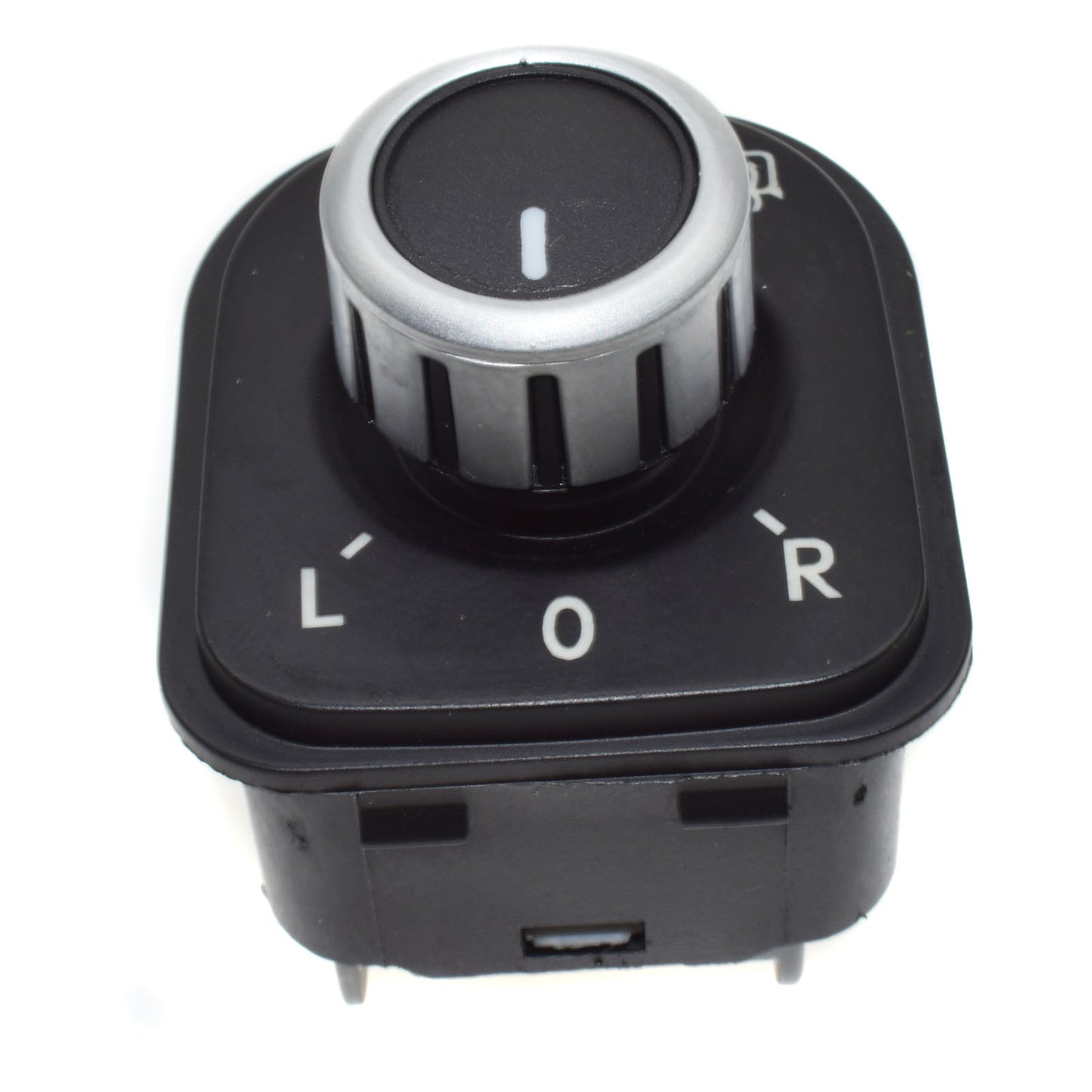 New for CHRome Side Mirror Adjustment Switch Knob for for VW for Golf for Jetta for Tiguan for Passat Rabbit - v