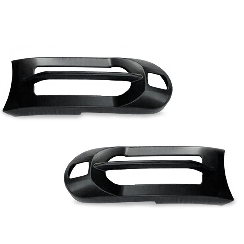 Matte black front fog light and bumper cover trim for 2007-2014 for Toyota FJ Cruiser