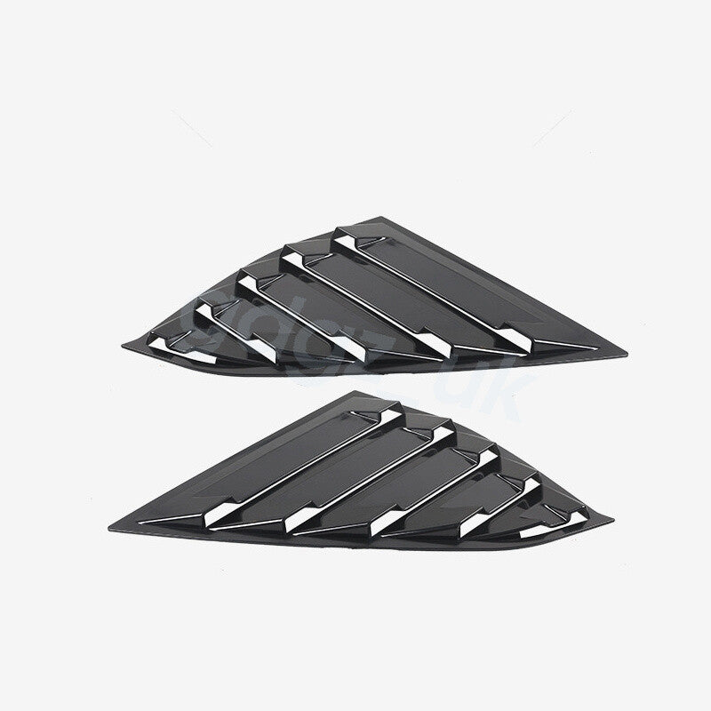 Rear Side Window Louvers Side Window Vent Shade Cover For 2018-2022 for Honda Accord