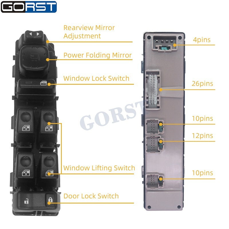 15883319 Power Window Switch for Tahoe Suburban for GMC for Cadillac for Escalade v