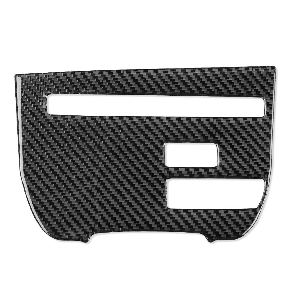 Central Console CD Panel Cover Trim for Nissan GTR R35 2008-16 Black Car RHD