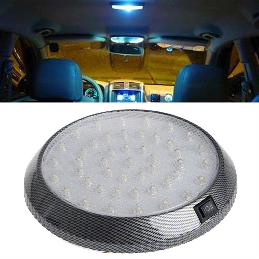 46LED Car Vehicle Interior Indoor Roof Ceiling Dome Light White Lamp Accessories