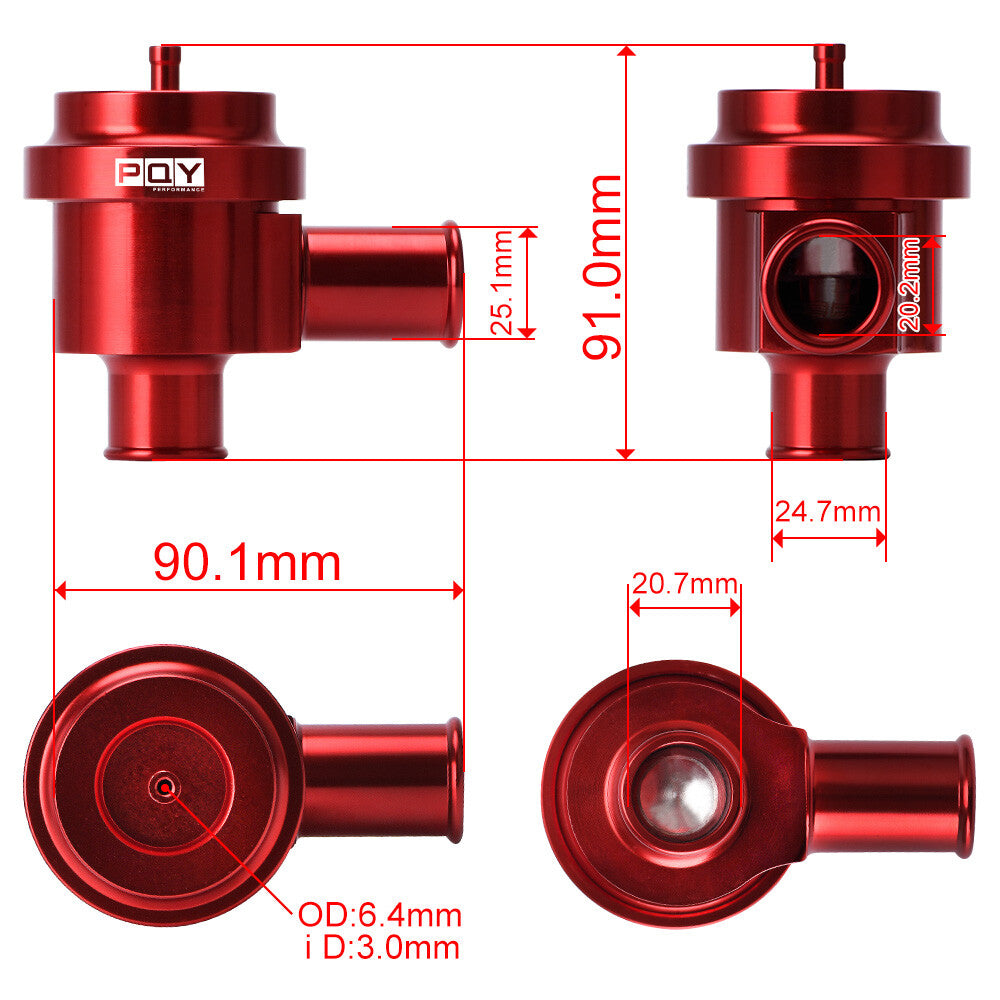 For Forge Diverter Valve Blow Off Valve BOV MK4 for VW for Audi 1.8T 2.7T GTI GLI for Jetta