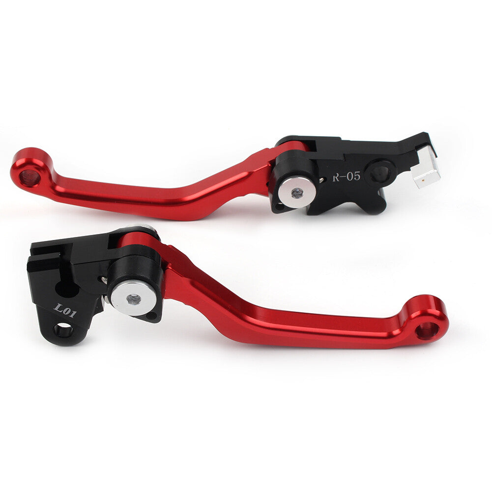 Red Pivot Brake Clutch Levers for Honda XR250 1995-2007 XR400