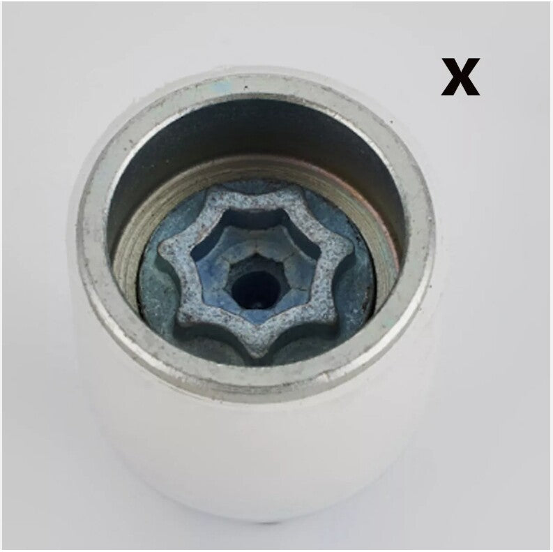 for Audi New Locking Wheel Nut Key Letter X, Code 820