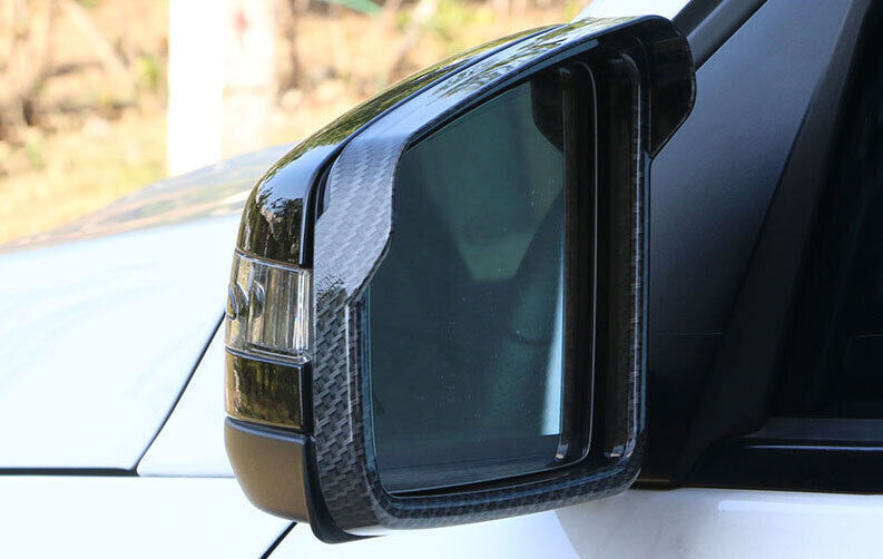 for Benz GLS GLE 16-19 Carbon Fiber Exterior Rear View Mirror Frame Cover Trims