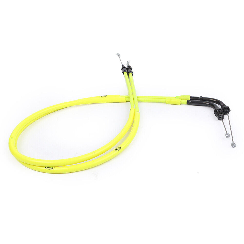 Motor Throttle Cables Wire Line Fit for Honda CB400VTEC 1/2/3/4 1999 - 2015 Yellow