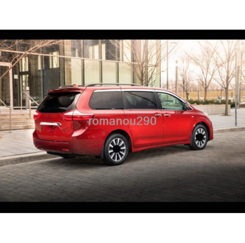 for Toyota for Sienna 2011-20 Chrome Side Window Vent Visor Sun Rain Deflector Guard