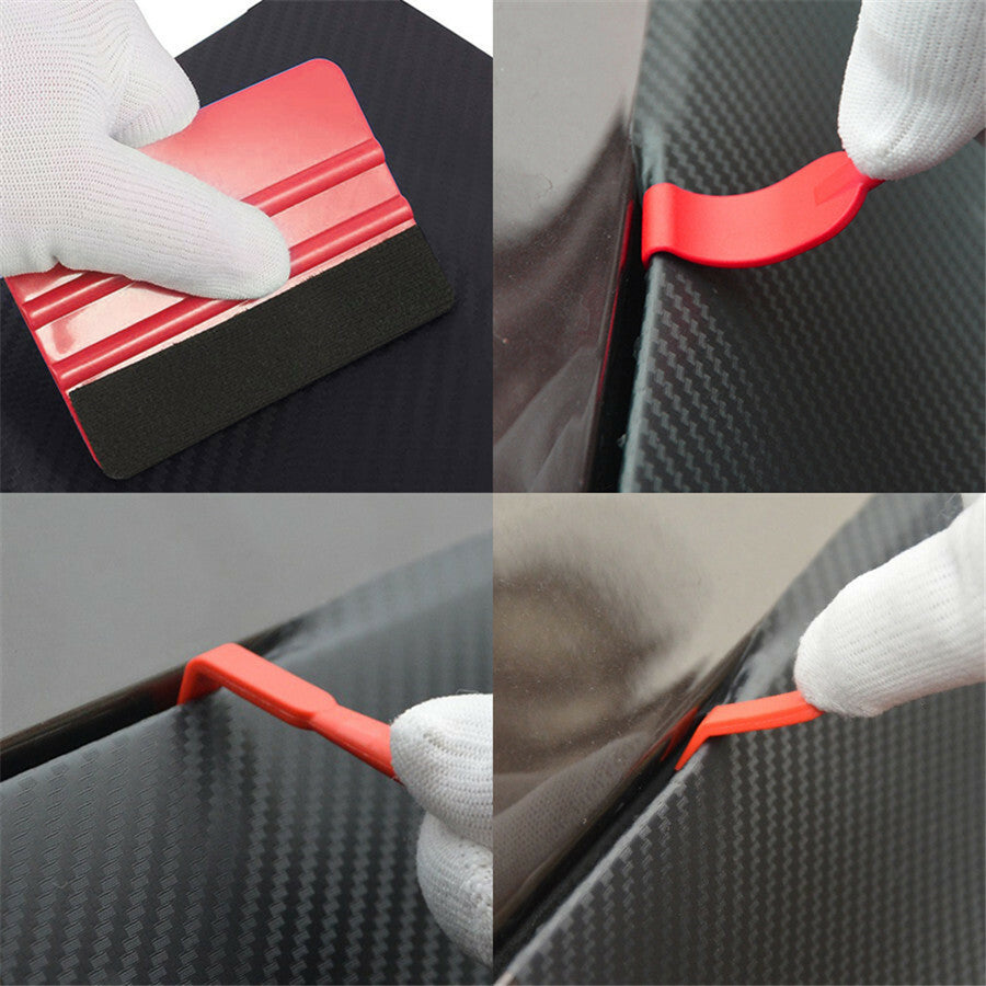 For Window Tint Wrap Film Vinyl Cutting Gloves Squeegee Scraper Car Tools Kit