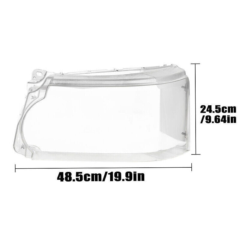 1. Transparent dual headlight lens caps for Land Rover for Range Rover Sport (2010-2013)