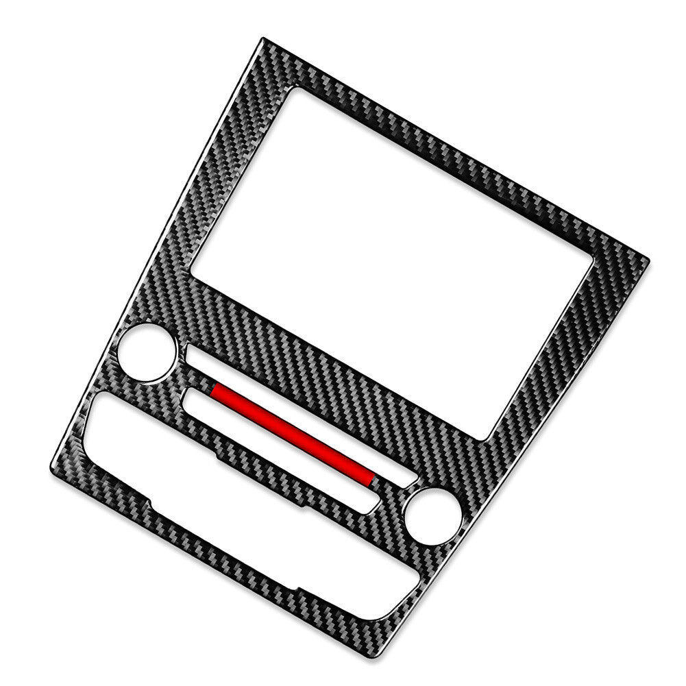 GPS-Navigationspanel-Abdeckung, passend f¨¹r for Ford Mondeo 13¨C19 schwarz rot Linie