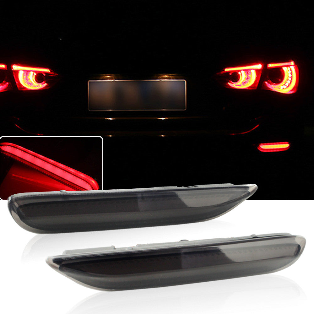 3D Optical Bumper Brake Light with Sequential Turn Signal Fits for Infiniti Q50 QX for - v