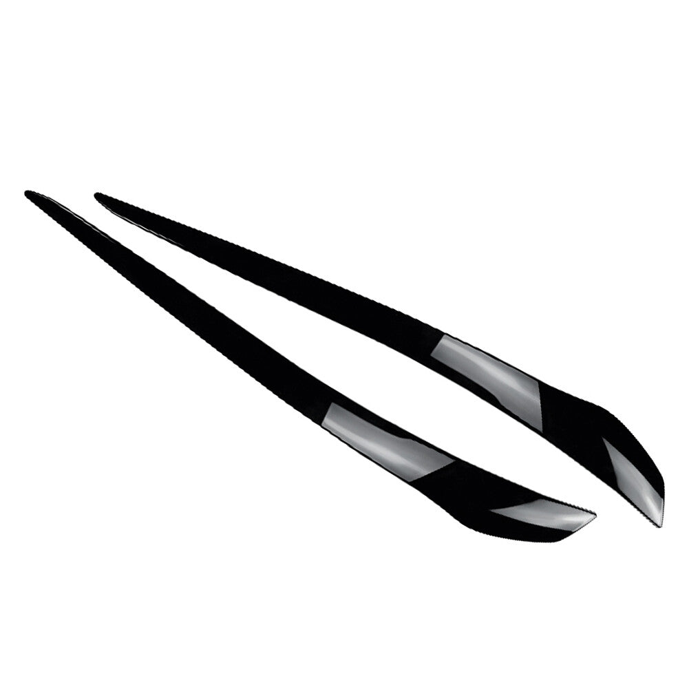 Headlights Eyebrow Cover Trim Black for BMW 3 Series E92 E93 LCI Coupe 2010-2012