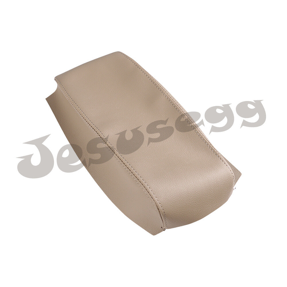 Fit for 2008-2013 for Toyota Highlander Beige Tan Leather Console Lid Armrest Cover Q