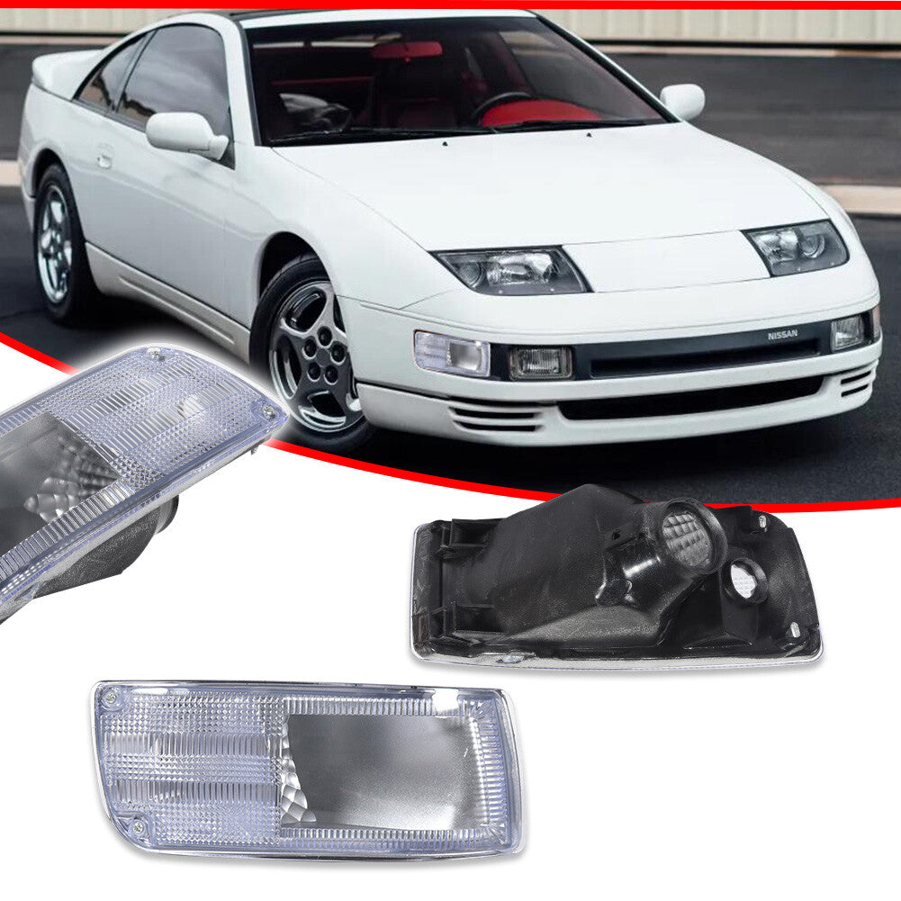 For 1990 - 96 for 300ZX (2+0) Front Engine Rotating Signal Marker Light LH+RH- v