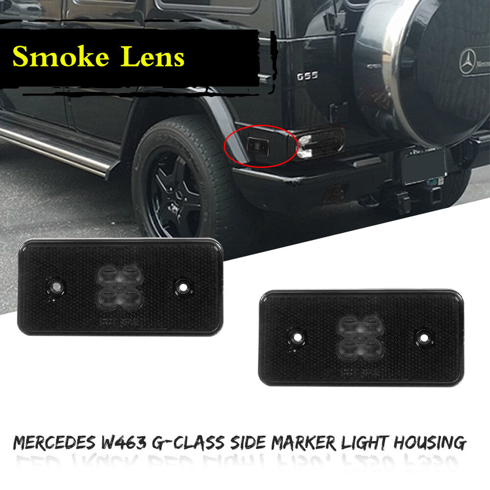 Black lens rear marker light housing suitable for 2002-2015 G550 G500- v