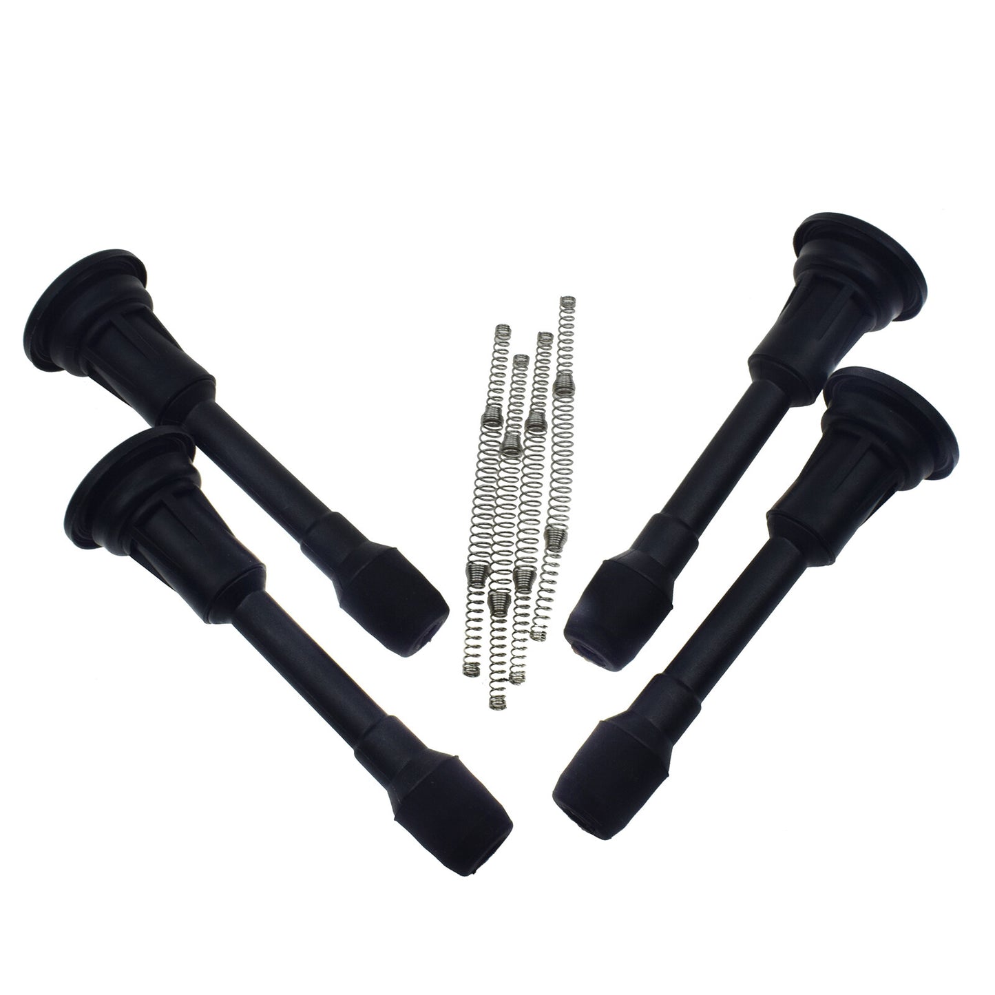 4-Piece Set Ignition Coil Rubber Boot Spring for Altima Rogue Sentra Versa- v