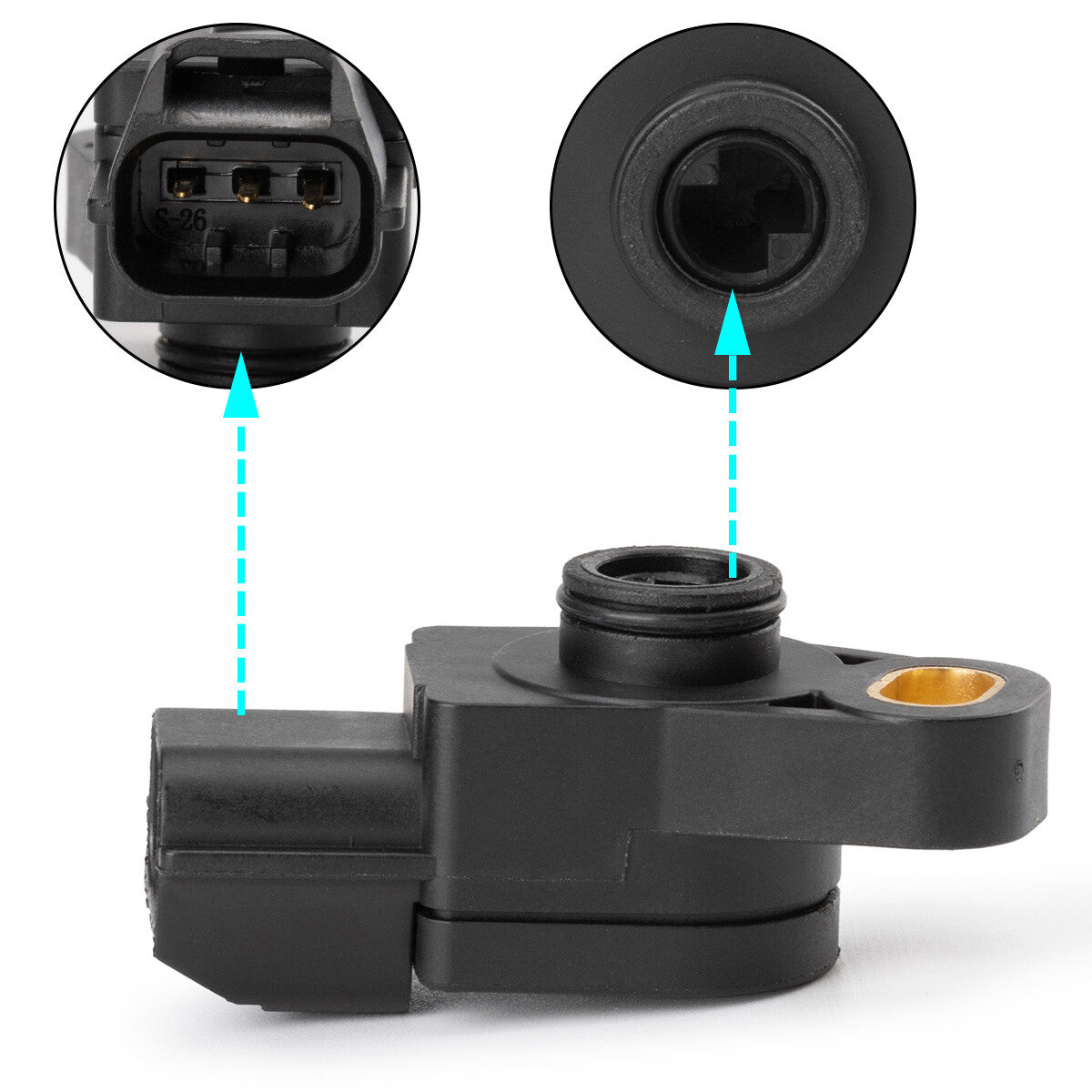 TPS Throttle Position Sensor 13580-29G00 is suitable for Suzuki VZR1800, GXS1000, GSX-R, and 750-.