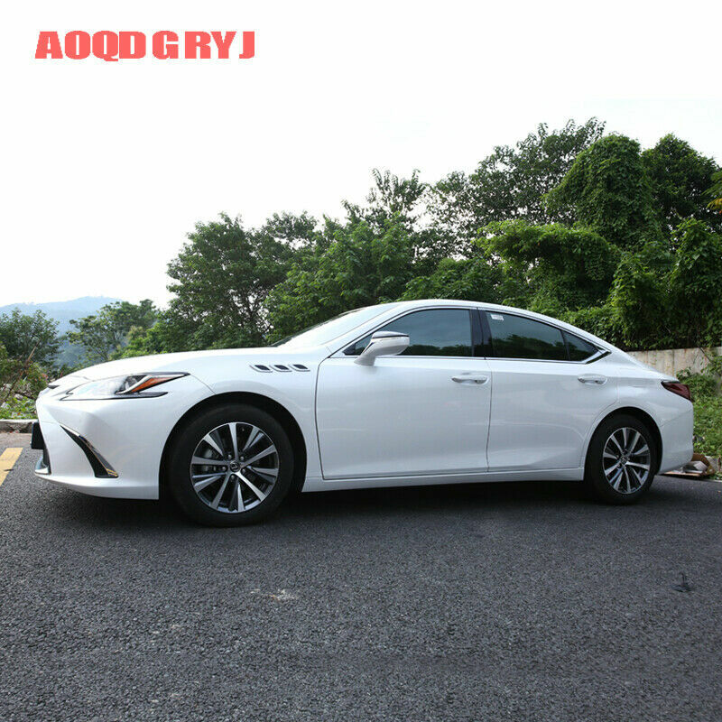 6P for Lexus ES350 ES300H ES250 2019-2022 Chrome Side Fender Decor Stickers Trim