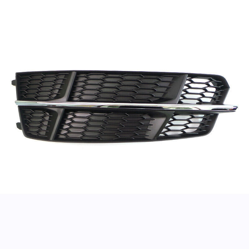For 2016-2018 for Audi A6 A6L S6 Fog Light Cover Grille Front Bumper Grill Replace2