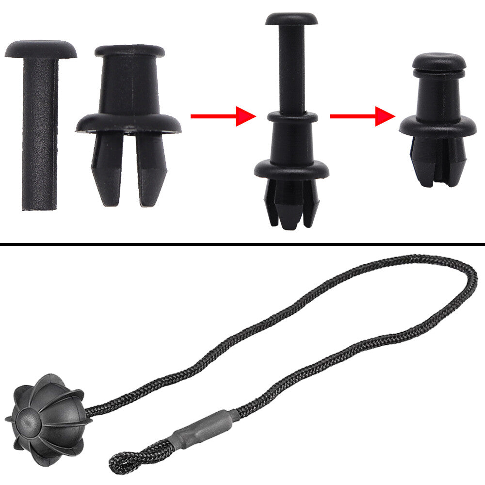 for Skoda Octavia MK3 Car Parcel Shelf String Clips Holder Pivot Hanger Pivet