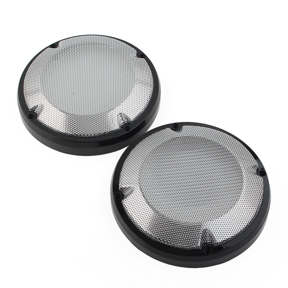 6.5Saddlebag Lid Speaker Grill Mesh Cover for Harley Touring Electra Glide 83+