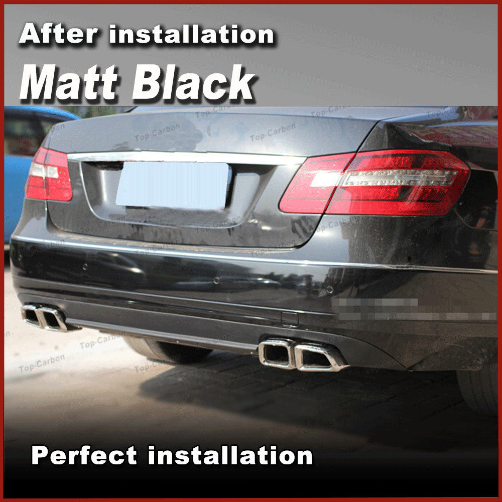 Rear Diffuser Bumper Lip Spoiler Guard Fit for Mercedes-Benz W212 Non- 10-13