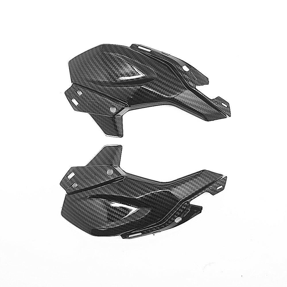 for Kawasaki Z900 2017-2019 Front HEADLIGHT SIDE COWLING TRIMS TWILL WEAVE