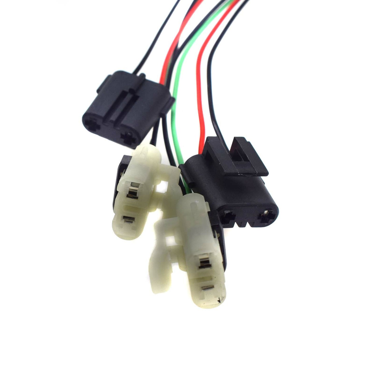 2-Pack Quad Halogen Headlight Wiring Harness 68193062AB for for Dodge for Ram 1500- v