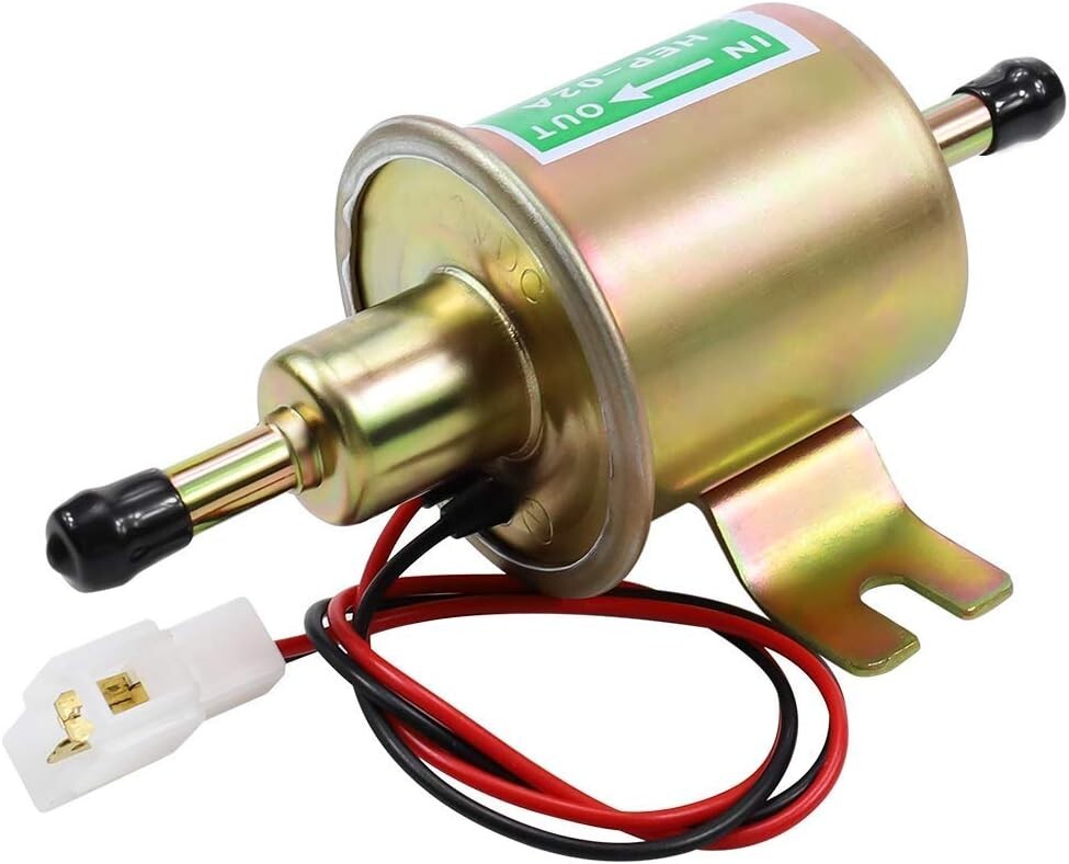 Electric Fuel Pump for Lawn Mower Carburetor Gas Diesel Engine 2.5-4psi HEP-02A