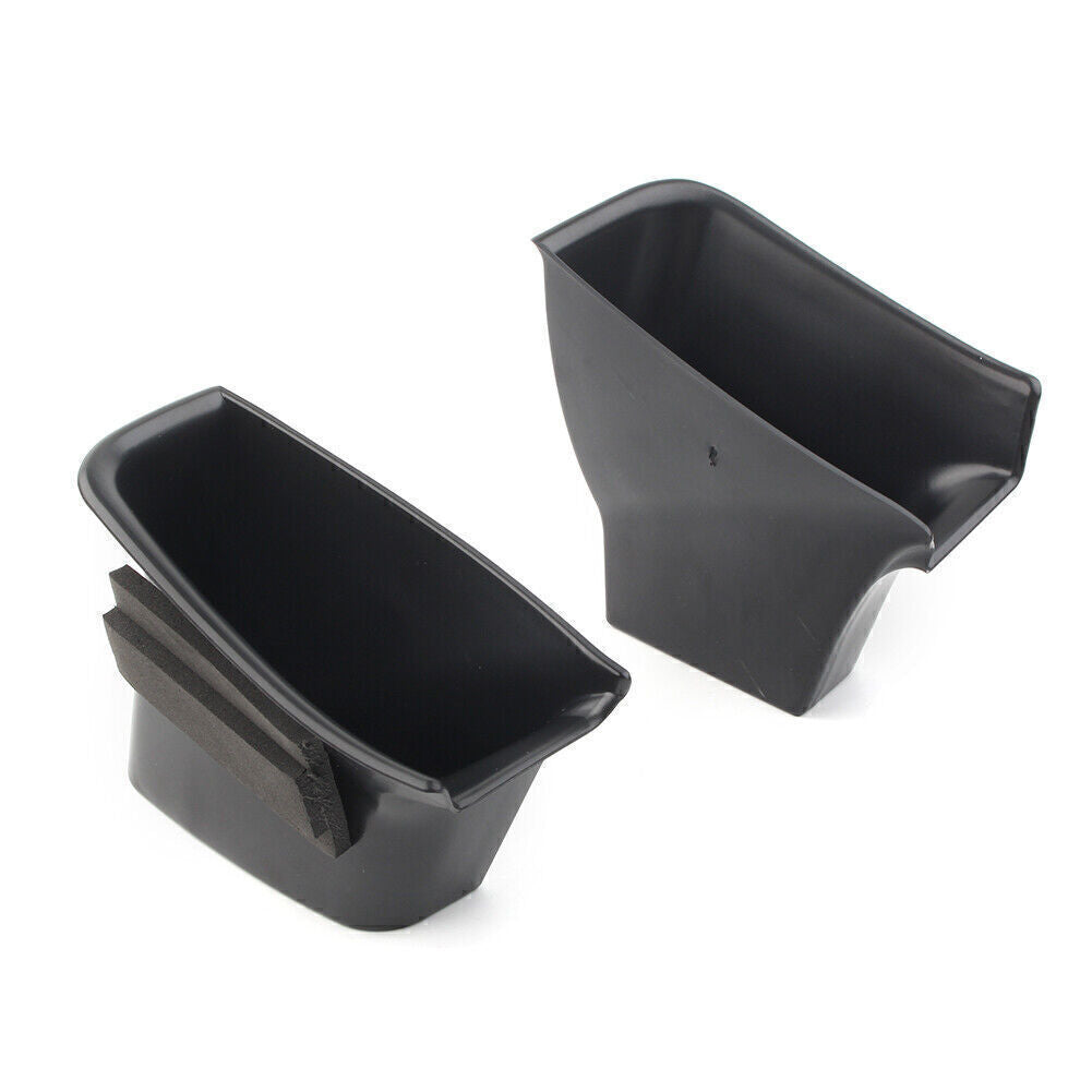 Front Door Handle Armrest Storage Box Tray Bin Kit Fit for Audi Q7 2016-2018 Car