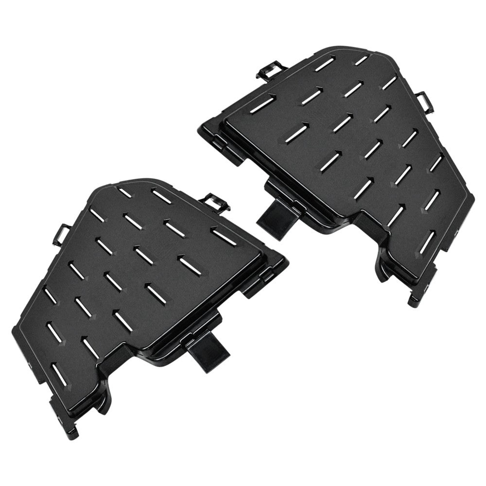 Left Right Bumper Fog Light Grille Base Plate Black for X6 G06 M 2020-2021