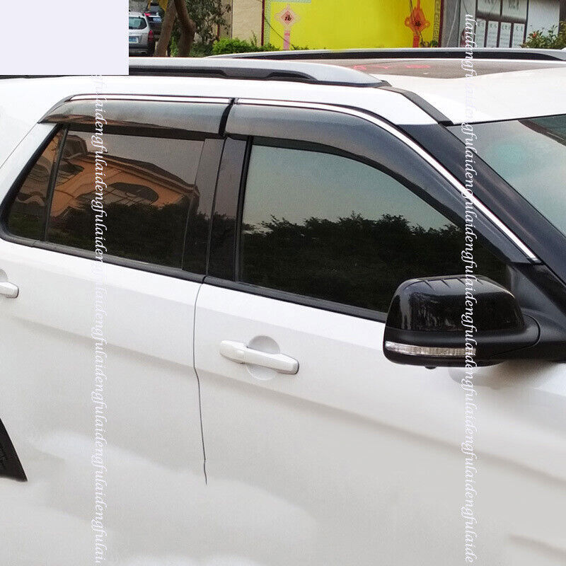 for Ford Explorer 2011-2019 Window Visors Vent Sun Shade Rain Guard Door Covers