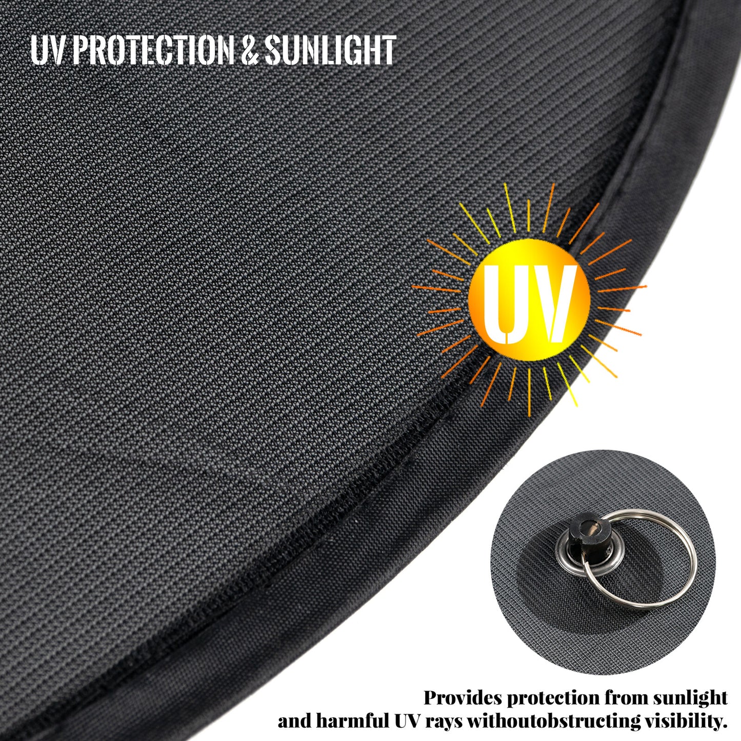 Sun protection car. sun visor universal sun protection children 65x38 cm UV reflector