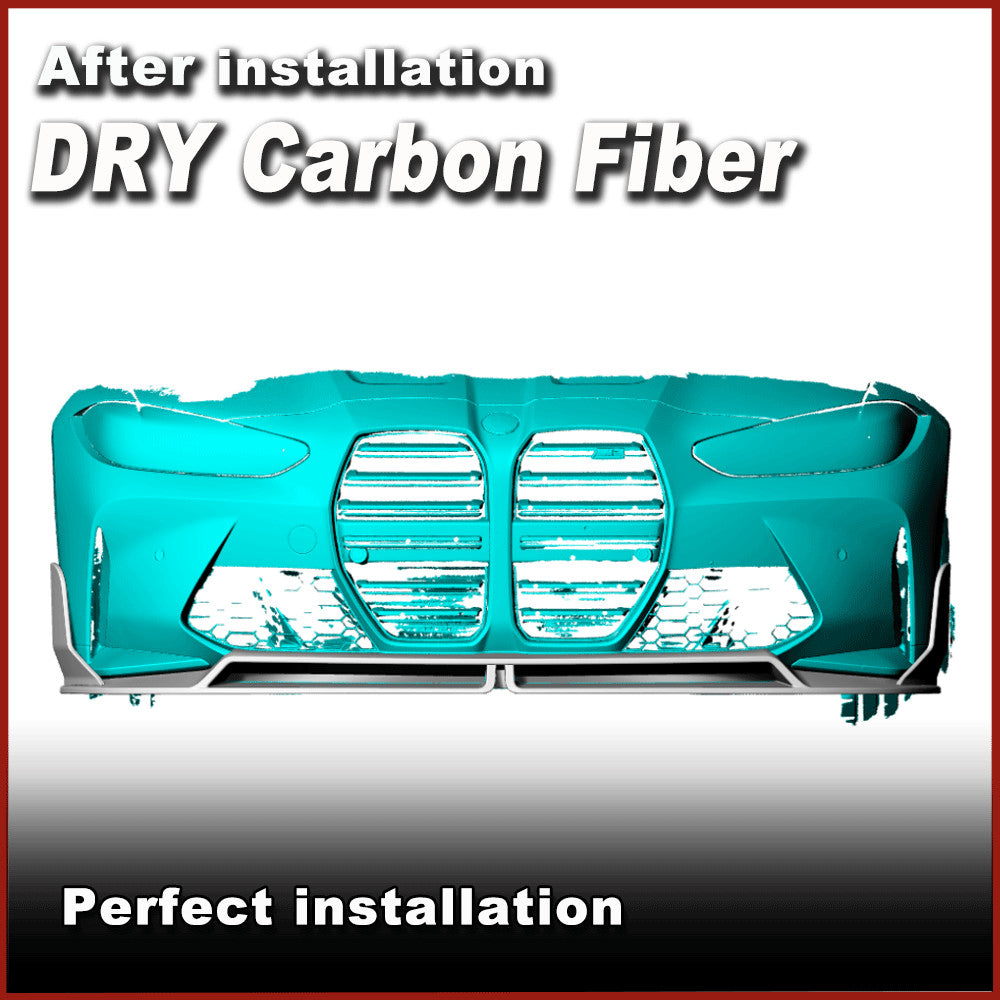 for BMW G80 M3 G82 G83 M4 2021-24 DRY CARBON Front Bumper Lip Spoiler Splitters