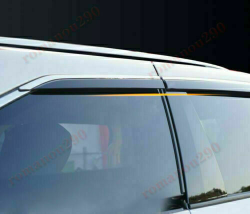 for Toyota for Sienna 2021-24 Window Visor Vent Shades Sun Rain Guard W/Chrome Trim