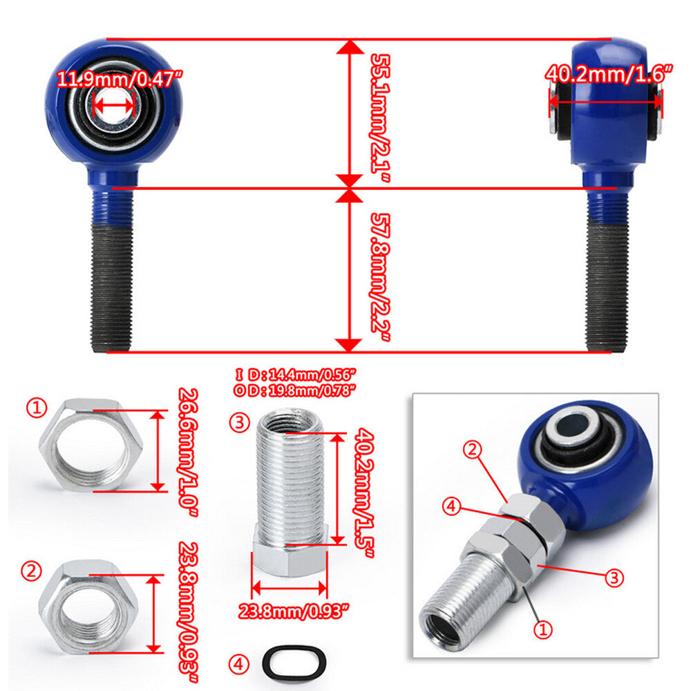 Rear Adjustable Camber Control Arm Kit Suspension For 95-02 240Sx S14 S15 R33 Q