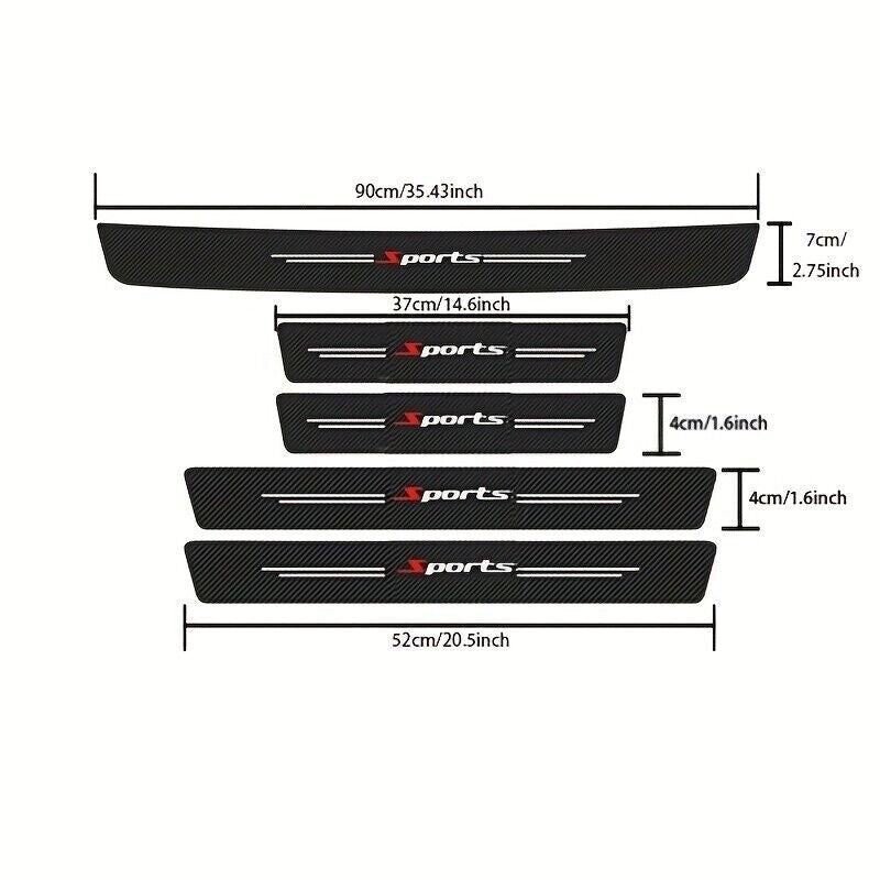 For 2024 for Toyota Noah/Voxy Car Accessories Door Sill Protector Guard Scuff Plate