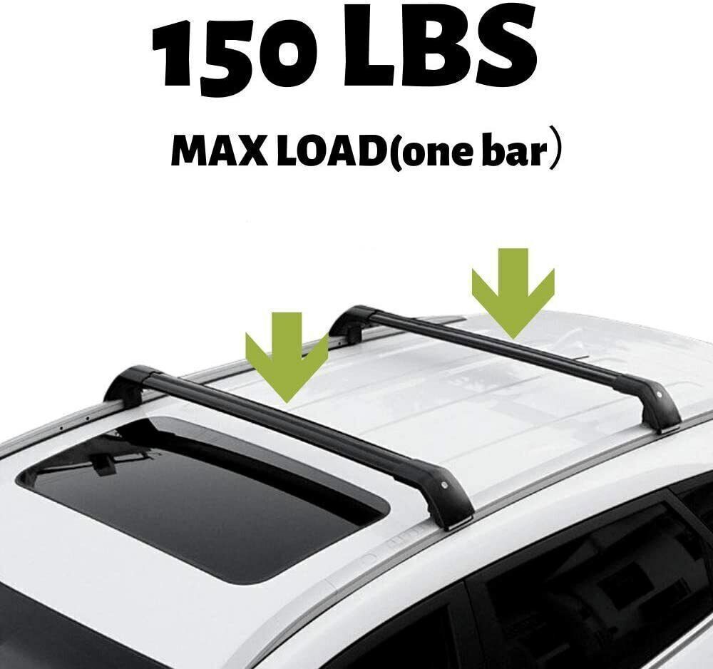 Lockable Crossbar Roof Rack Cross Bar 2018-2023 Fit for VW for Volkswagen Atlas 2Pcs