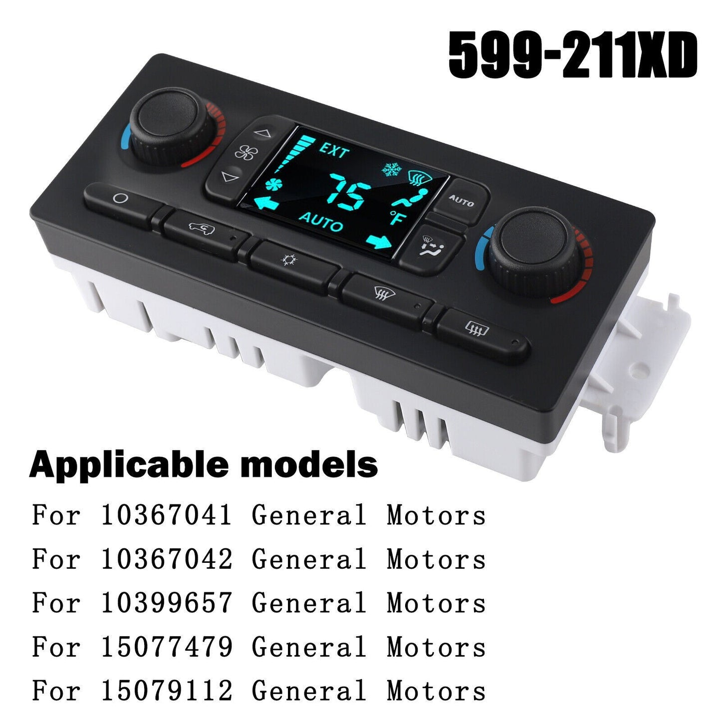 1pcAC Heater Climate HVAC Control Module 599-211XD for Chevy for GMC Improved Design Q