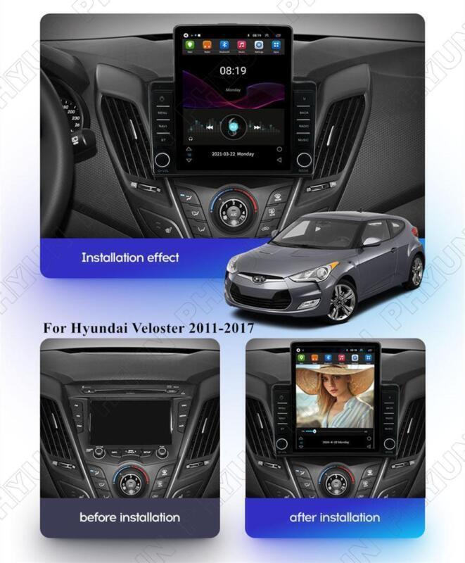 GPS Stereo Head Unit for Hyundai for Veloster 2011-2017 Build-in Carplay 9.5 Radio
