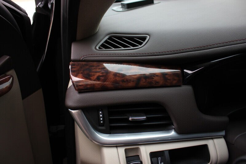 for Cadillac XTS 13-17 Agate Wood Grain Inner Central Console Strip Cover Trims
