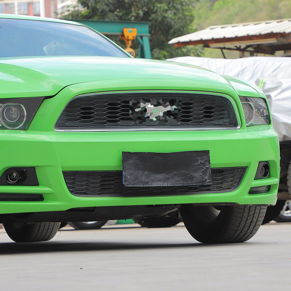 4X ABS Black Front Fog Light Lamp Cover Trim Bezels for ford for Mustang 2010-2014