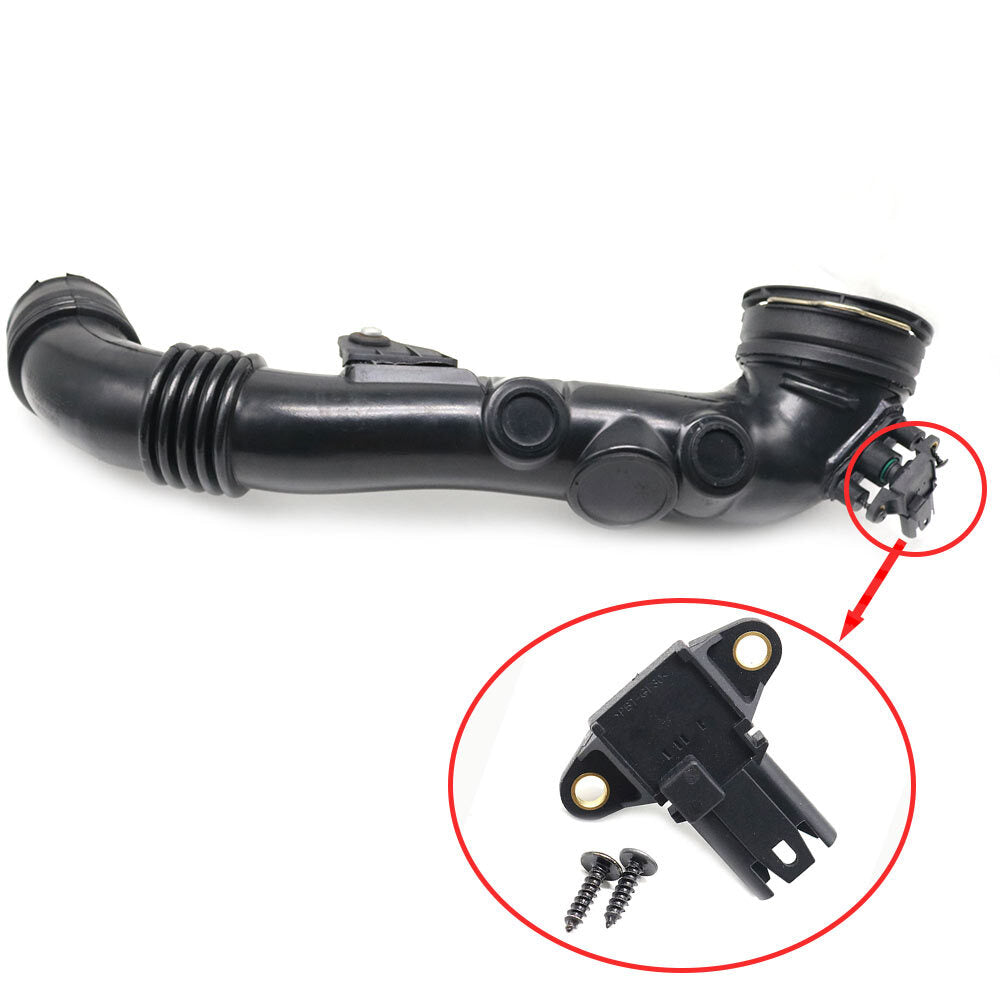 for BMW 135i 335i Air Intake Pipe Intercooler Hose 2011-2013 Black 13717599294 Q